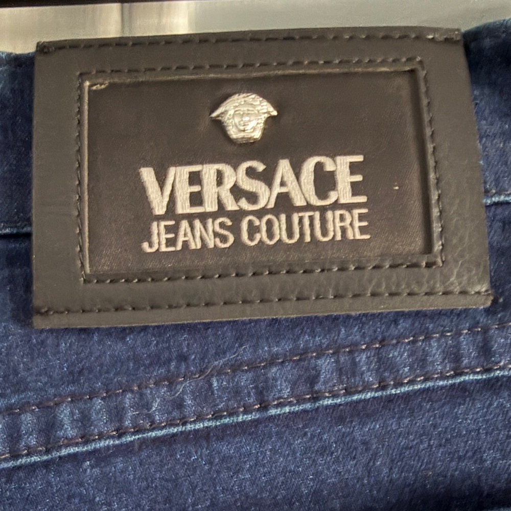 Versace Jeans Couture 90s Vintage Medusa Straight Leg Jeans 31 Like new - Picture 8 of 15